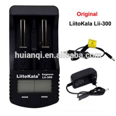 LiitoKala Lii-300 Digital 18650 Charger LCD Display Battery capacity test 18650 carregador bateria charger