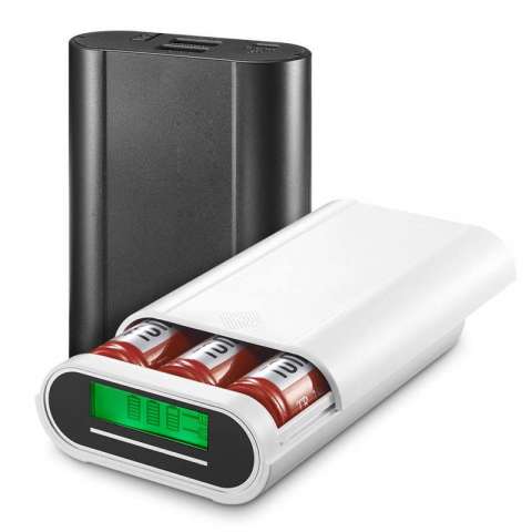 M3 Power bank Casing Box Fit For 3pcs 18650 Batteries Charging Station Power Bank Case Diy Box