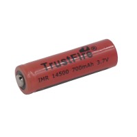 3.7v 14500 700mAh Protected IMR14500 rechargeable battery AA trustfire 14500 li-ion battery