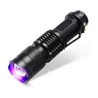 LED UV Flashlight SK68 Purple Violet Light UV 395nm 1chip torch Lamp