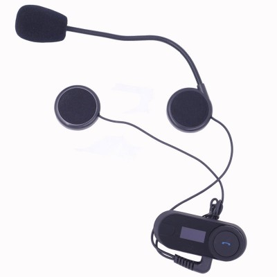 Motorcycle Wireless Bluetooth helmet Intercom Headset 800m with LCD Screen, FM Radio