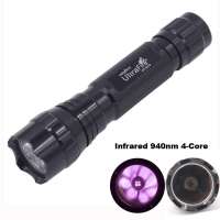 AngelBright WF-501B 5w Infrared IR 940nm 4-core flashlight with 18650 battery flashlight