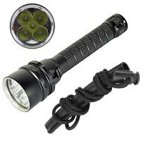 Underwater 100m 5*XM-L2 5L2 Stepless dimming Diving Flashlight Waterproof LED Dive Torch light for 2x18650 battery